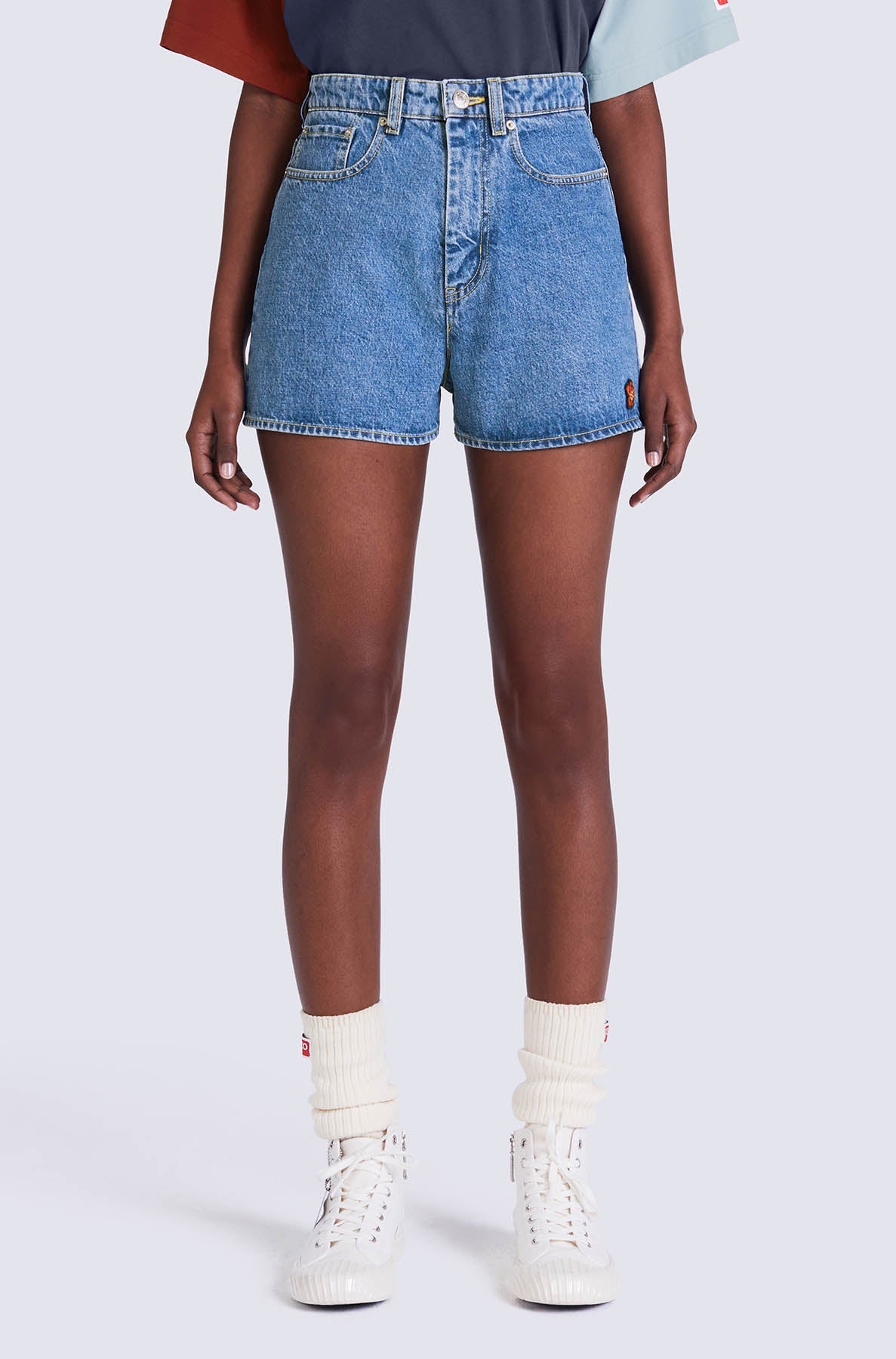 Short denim Himawari - Blue