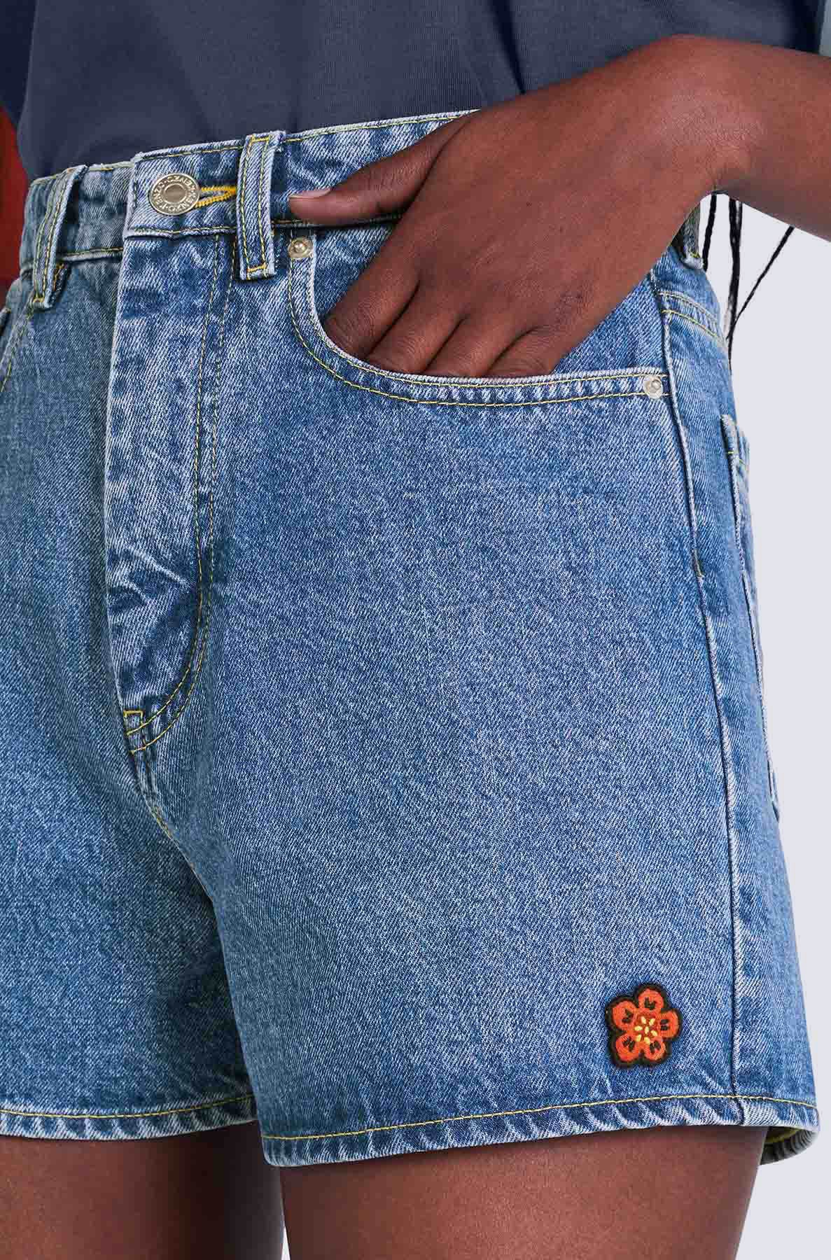 Short denim Himawari - Blue