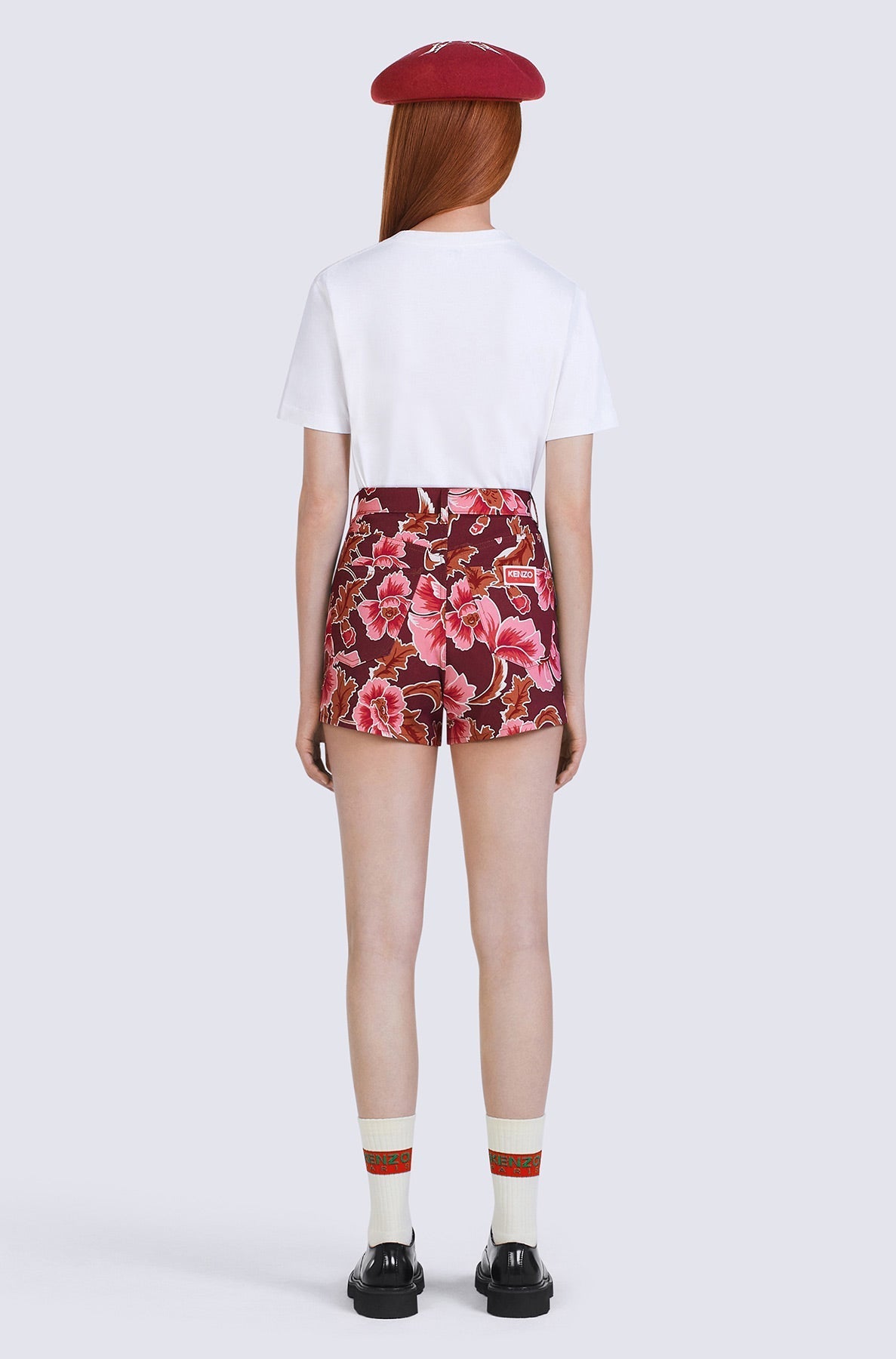 Short denim Himawari - Bordeaux