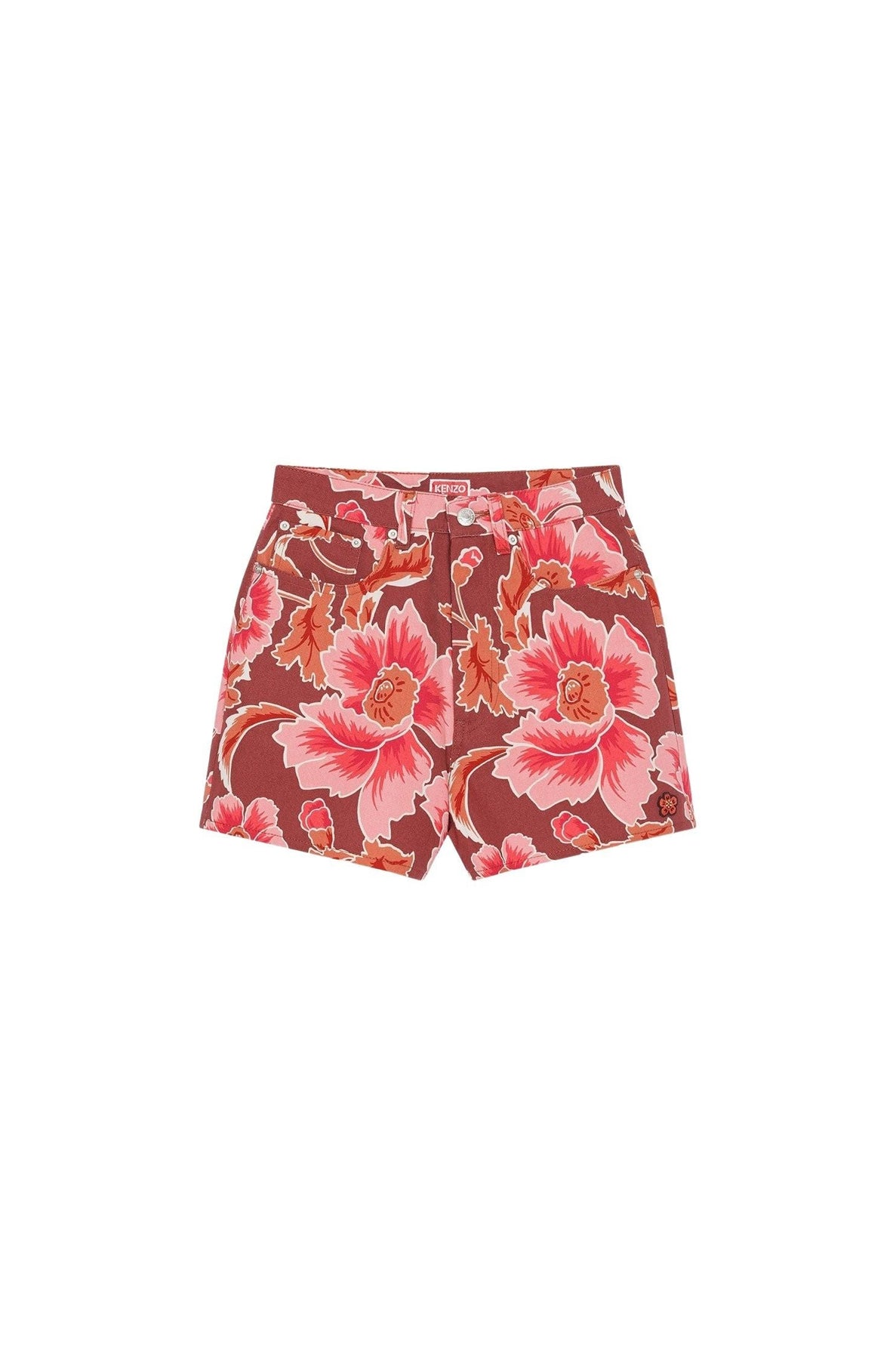 Short denim Himawari - Bordeaux