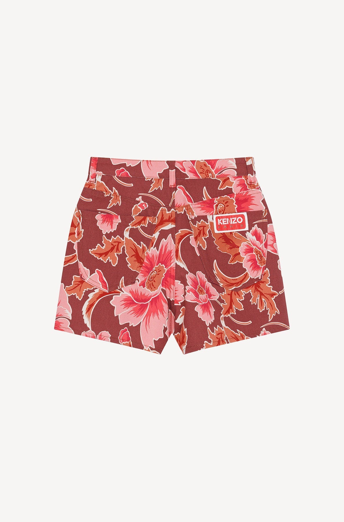 Short denim Himawari - Bordeaux