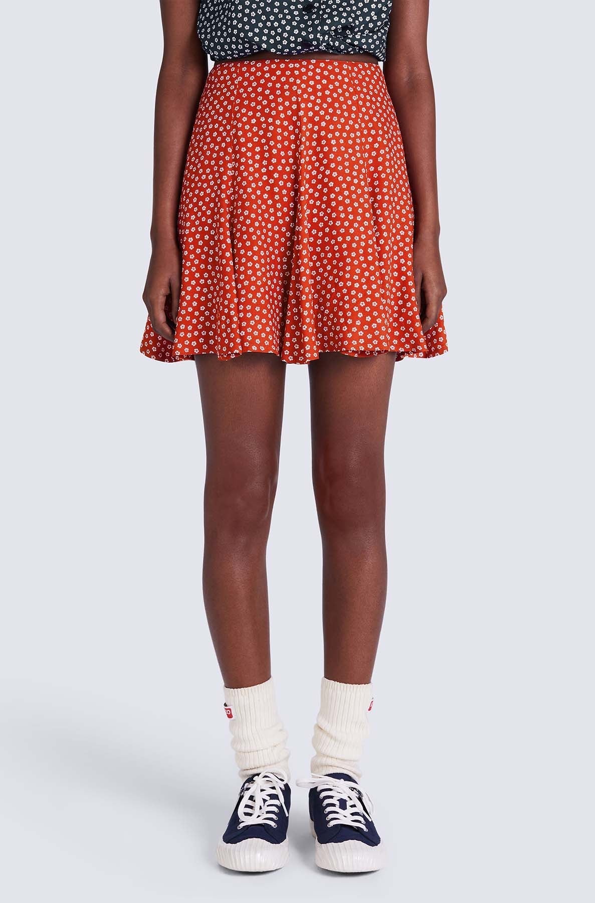 Printed Short Skirt