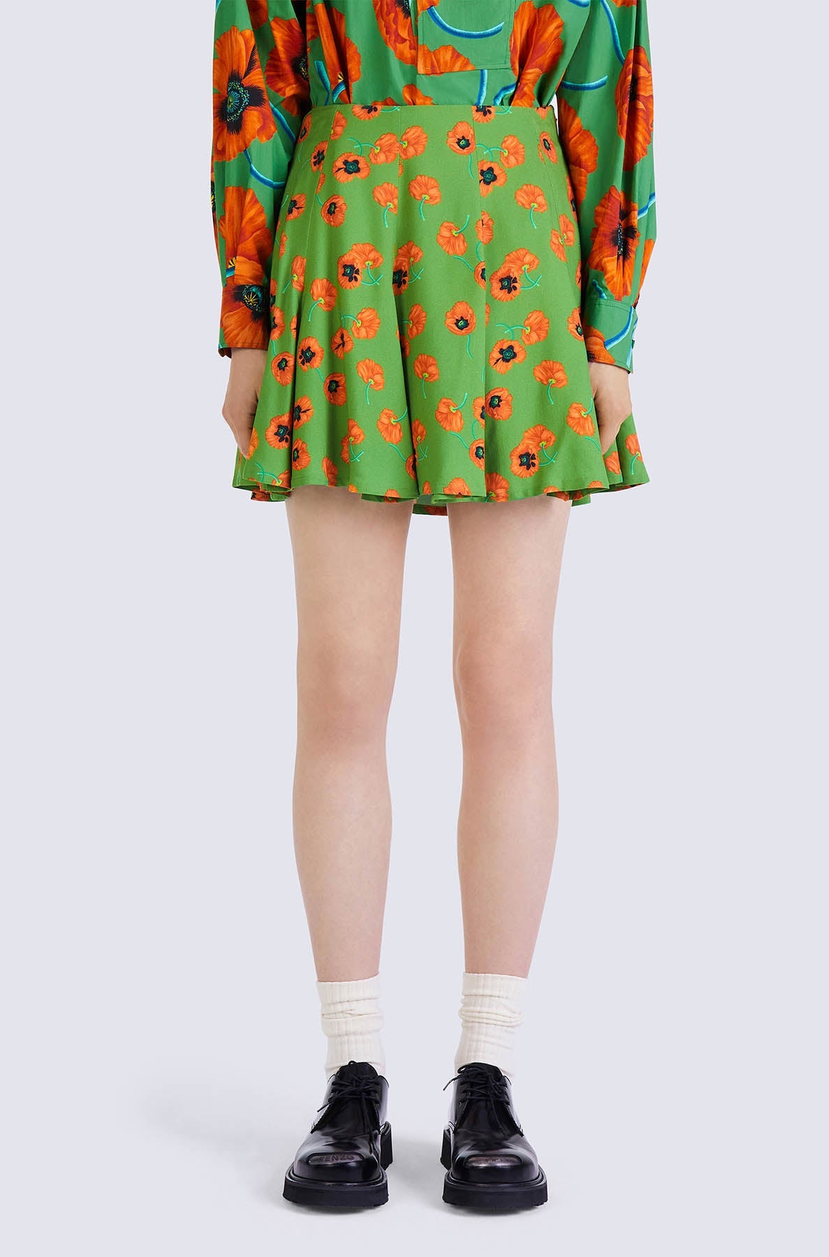Printed Short Skirt