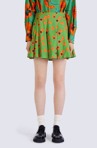 Printed Short Skirt