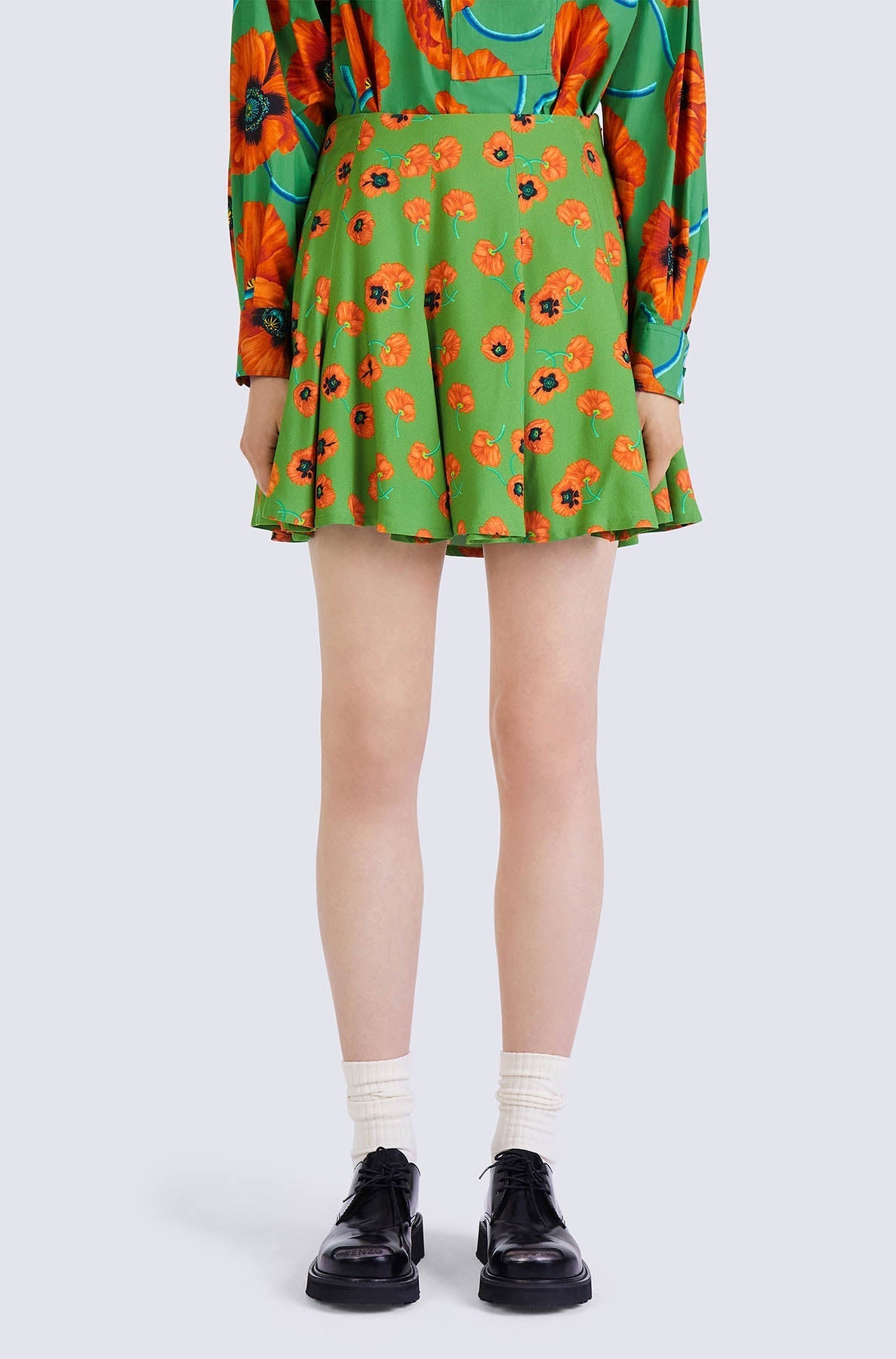 Printed Short Skirt