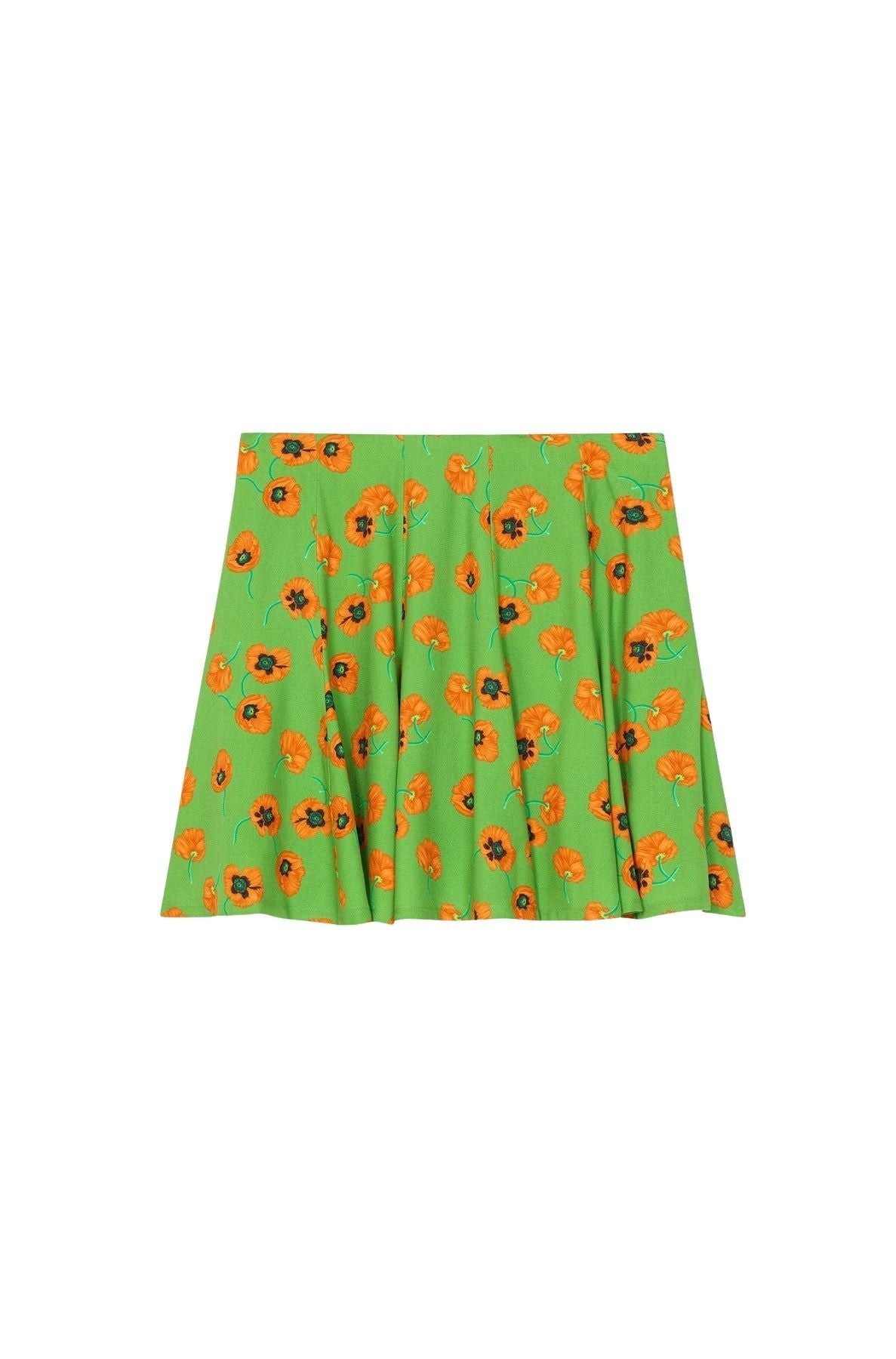 Printed Short Skirt