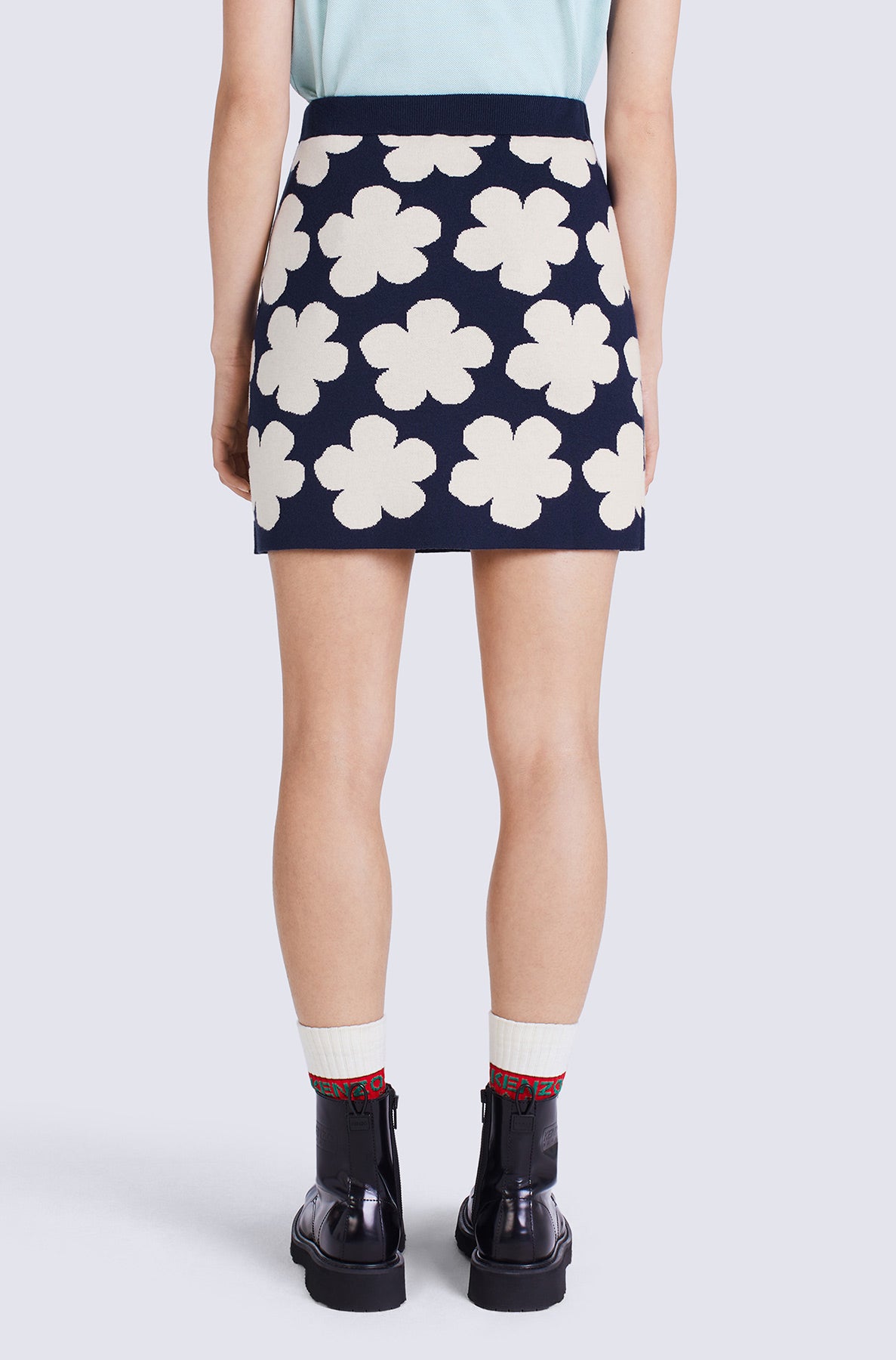Jacquard Mini Skirt