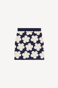 Mini-jupe en laine - Midnight Blue