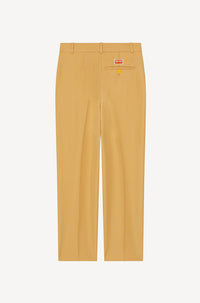 Pantalon de tailleur croppé - Beige