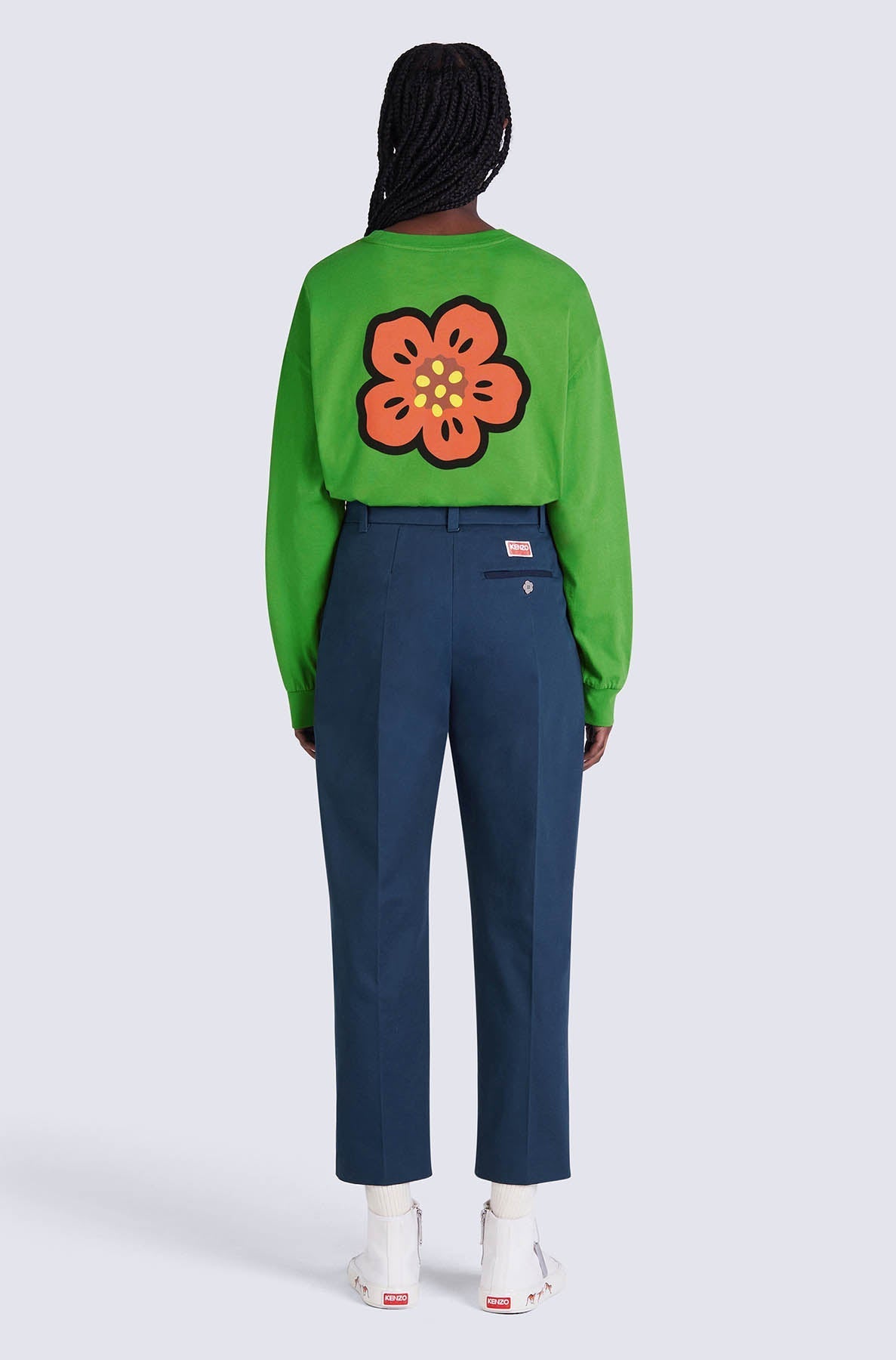 Pantalon de tailleur croppé - Midnight Blue