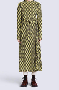 Pull ajusté jacquard - Golden Yellow