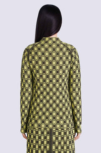 Pull ajusté jacquard - Golden Yellow