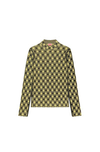 Pull ajusté jacquard - Golden Yellow