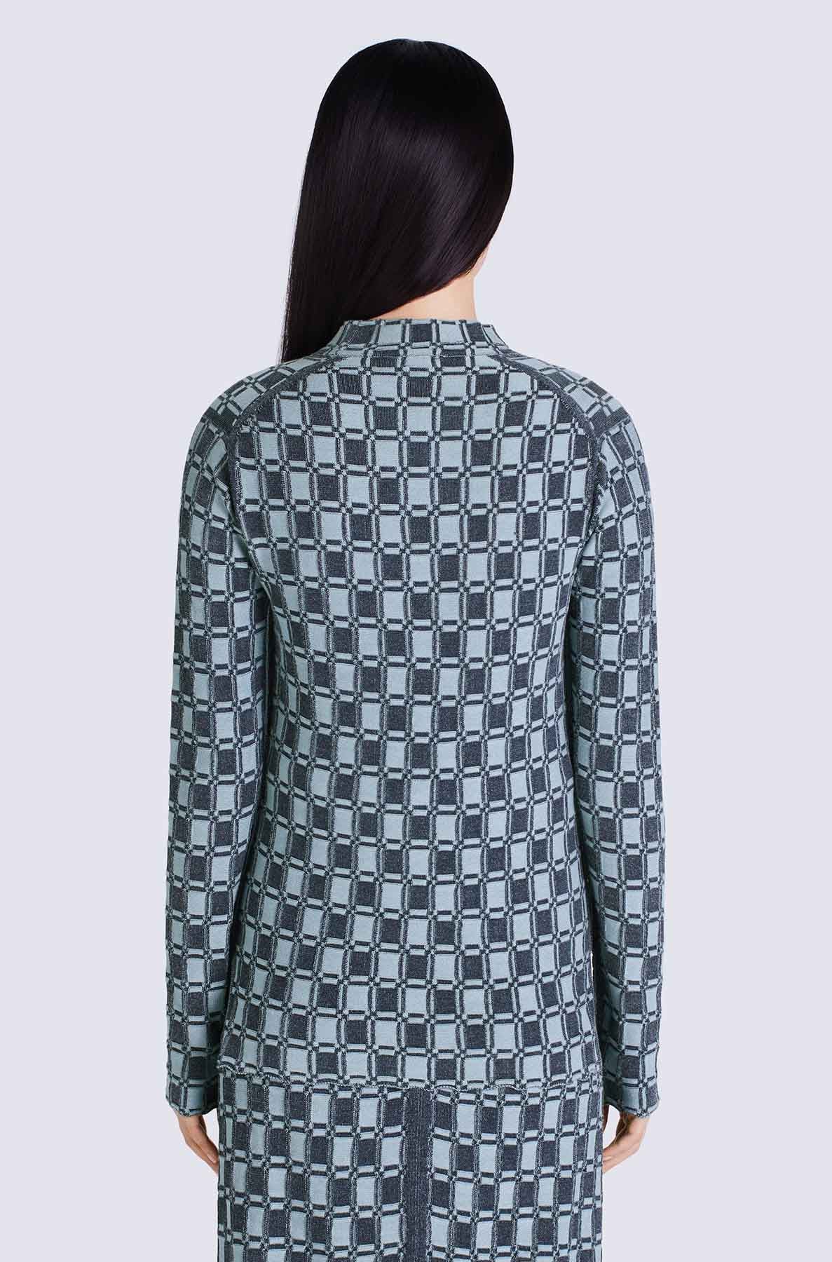 Pull ajusté jacquard - Midnight Blue