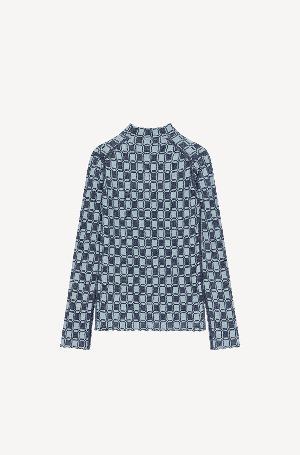 Pull ajusté jacquard - Midnight Blue
