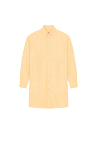Robe chemise brodée - Golden Yellow