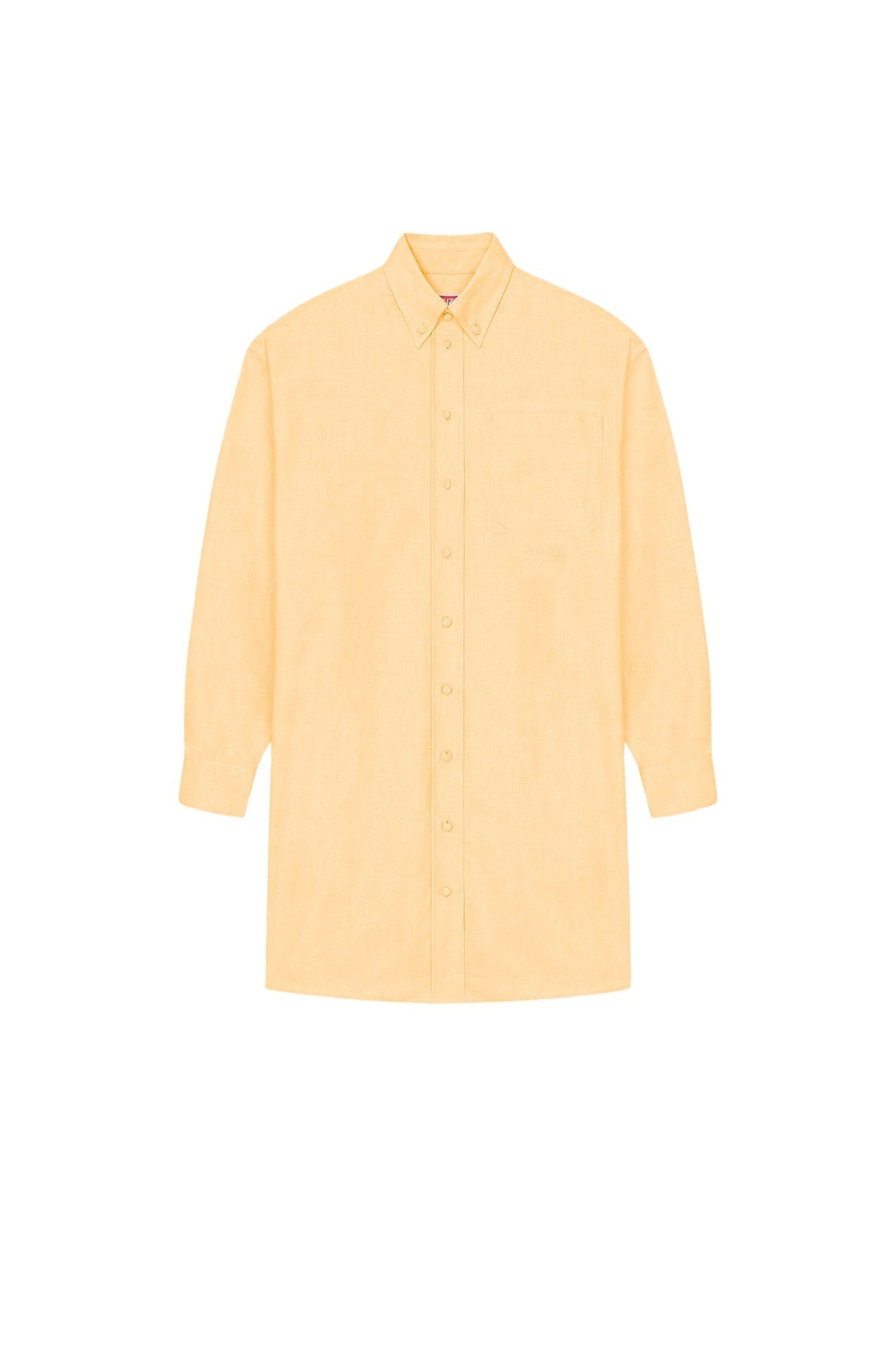 Robe chemise brodée - Golden Yellow