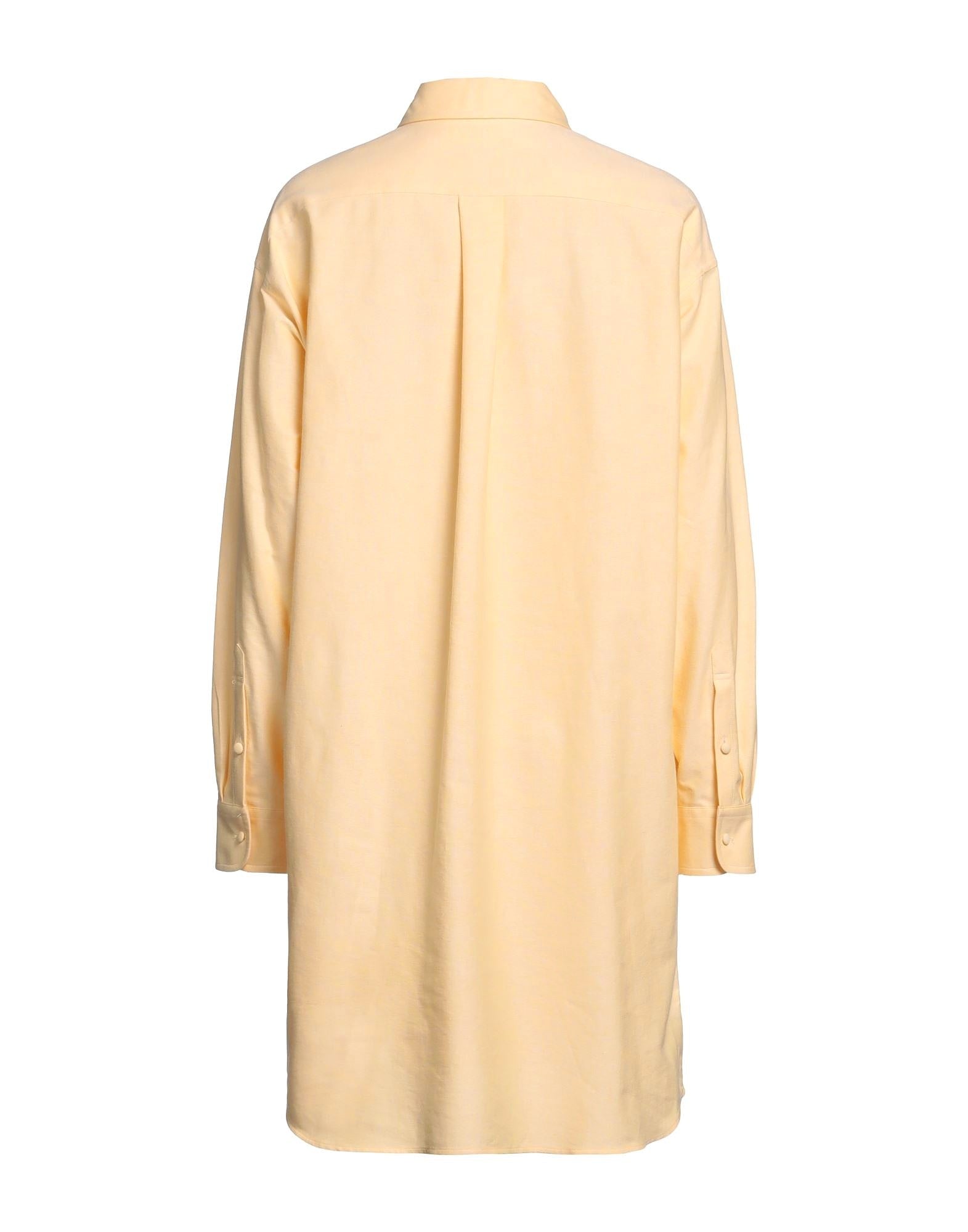 Robe chemise brodée - Golden Yellow