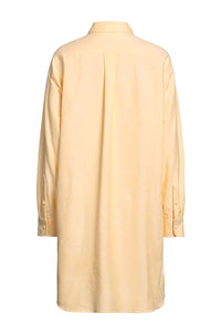 Embroidered shirt dress - Golden Yellow