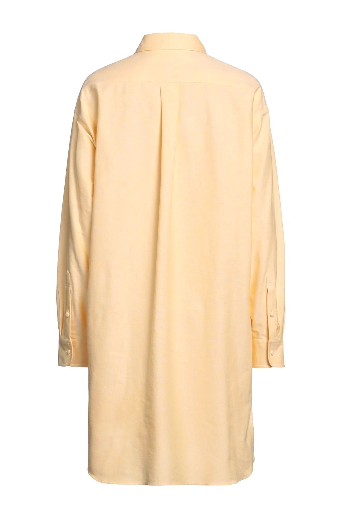 Embroidered shirt dress - Golden Yellow