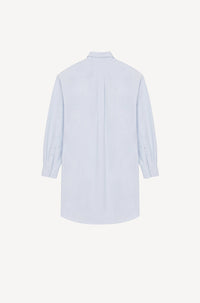 Robe chemise brodée - Sky Blue