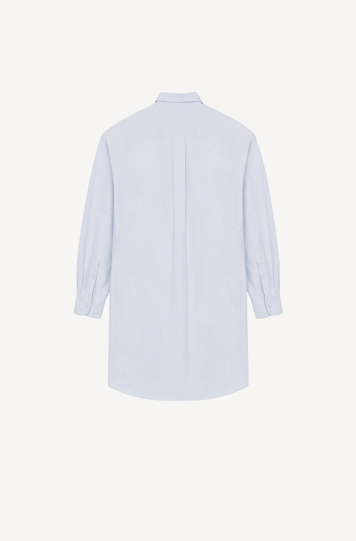 Robe chemise brodée - Sky Blue