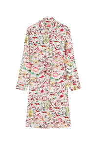 Printed Belted Shirting Dress