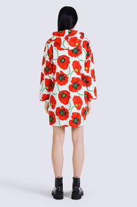Printed Hoodie Dress