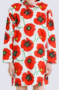 Printed Hoodie Dress