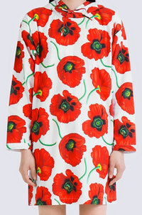 Printed Hoodie Dress