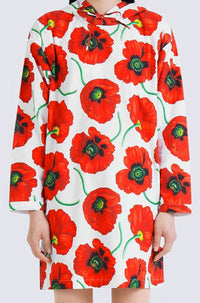 Printed Hoodie Dress