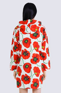 Printed Hoodie Dress