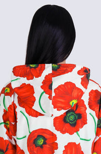 Printed Hoodie Dress