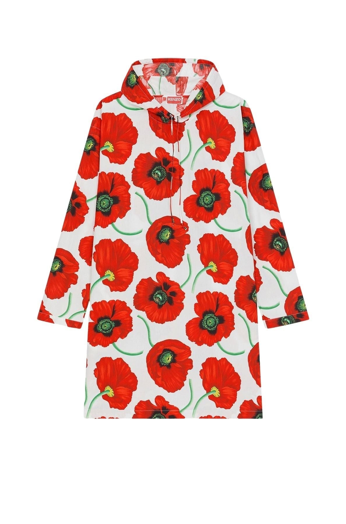 Printed Hoodie Dress