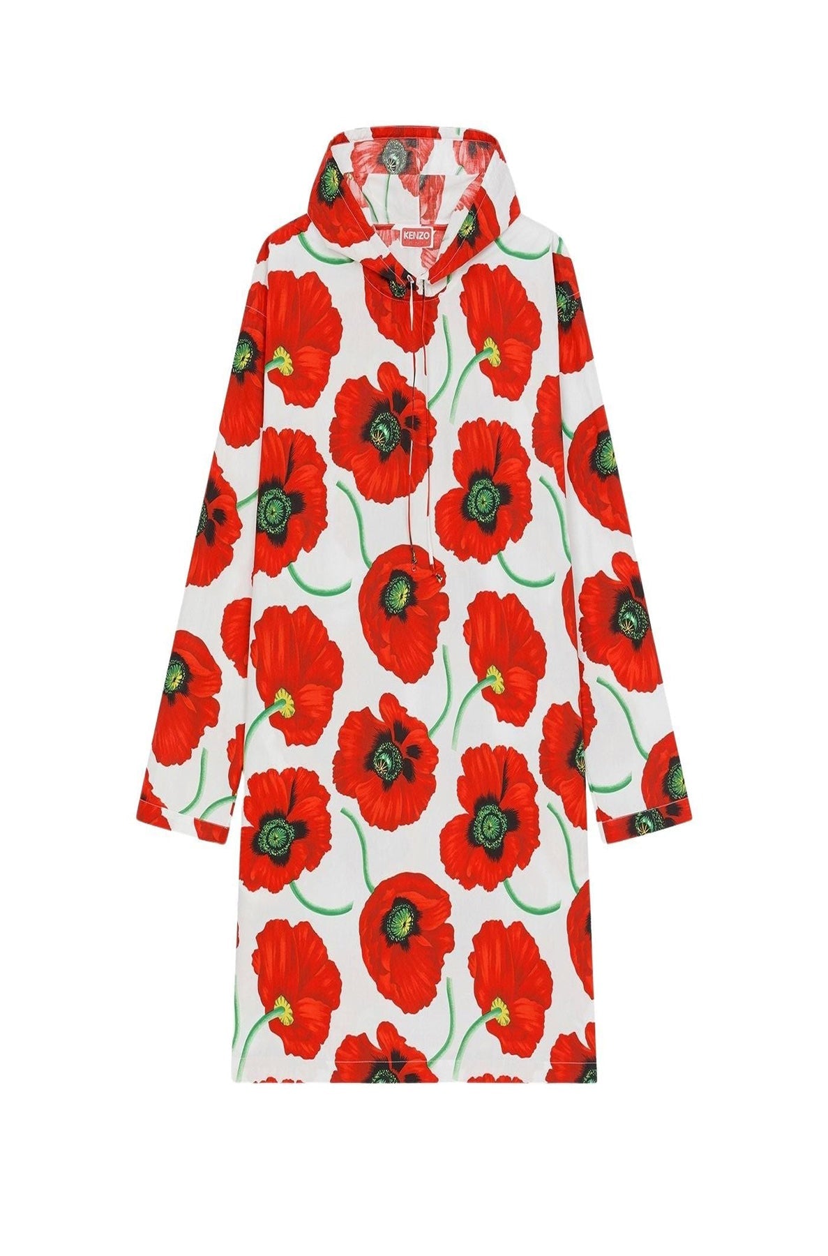 Printed Hoodie Dress