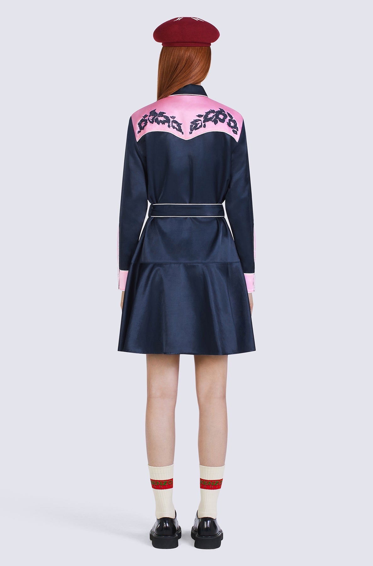 Robe Western Flower - Midnight Blue