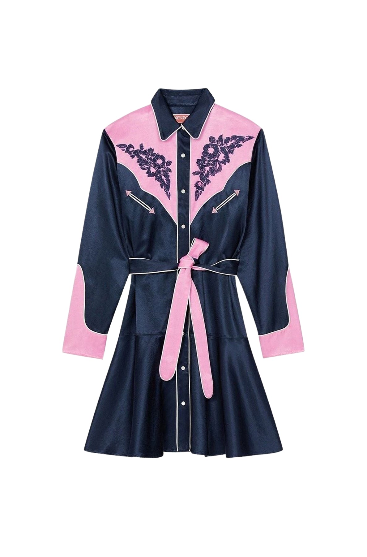 Robe Western Flower - Midnight Blue