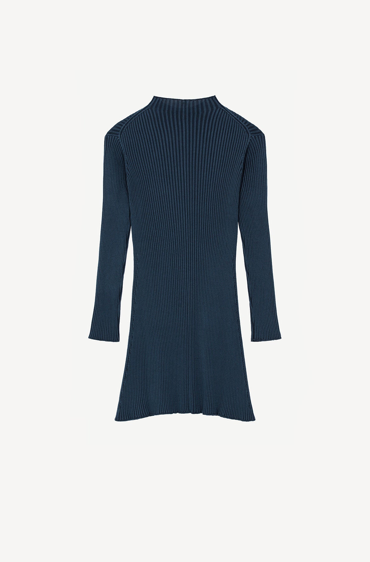 Robe côtelée flare - Midnight Blue
