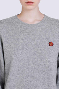 Robe "Kenzo Paris" en laine - Middle Grey