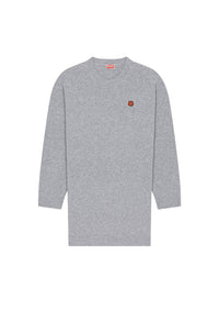 Robe "Kenzo Paris" en laine - Middle Grey