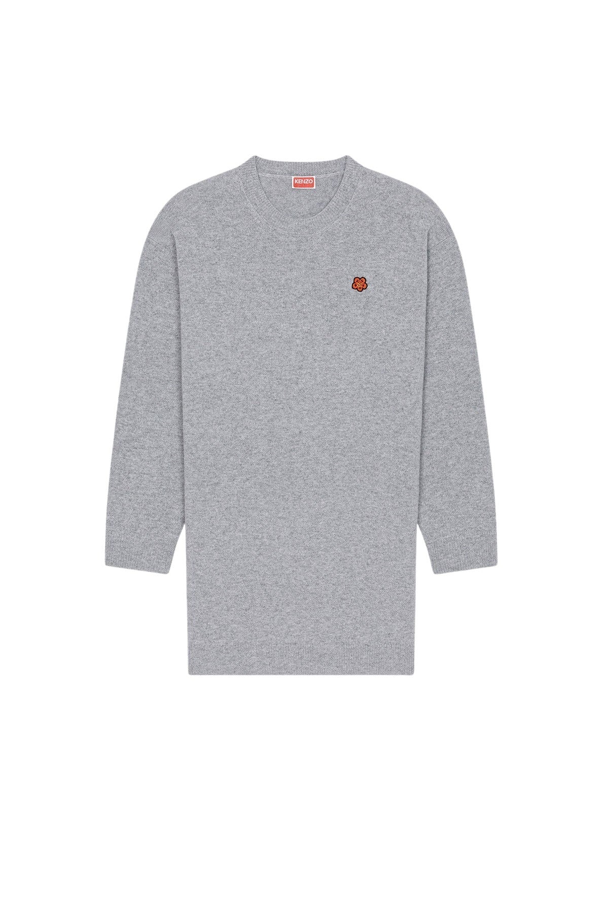 Robe "Kenzo Paris" en laine - Middle Grey