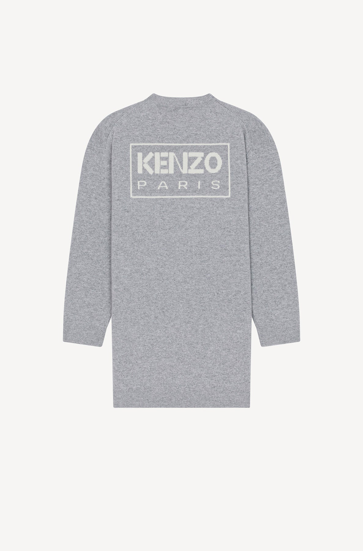 Robe "Kenzo Paris" en laine - Middle Grey