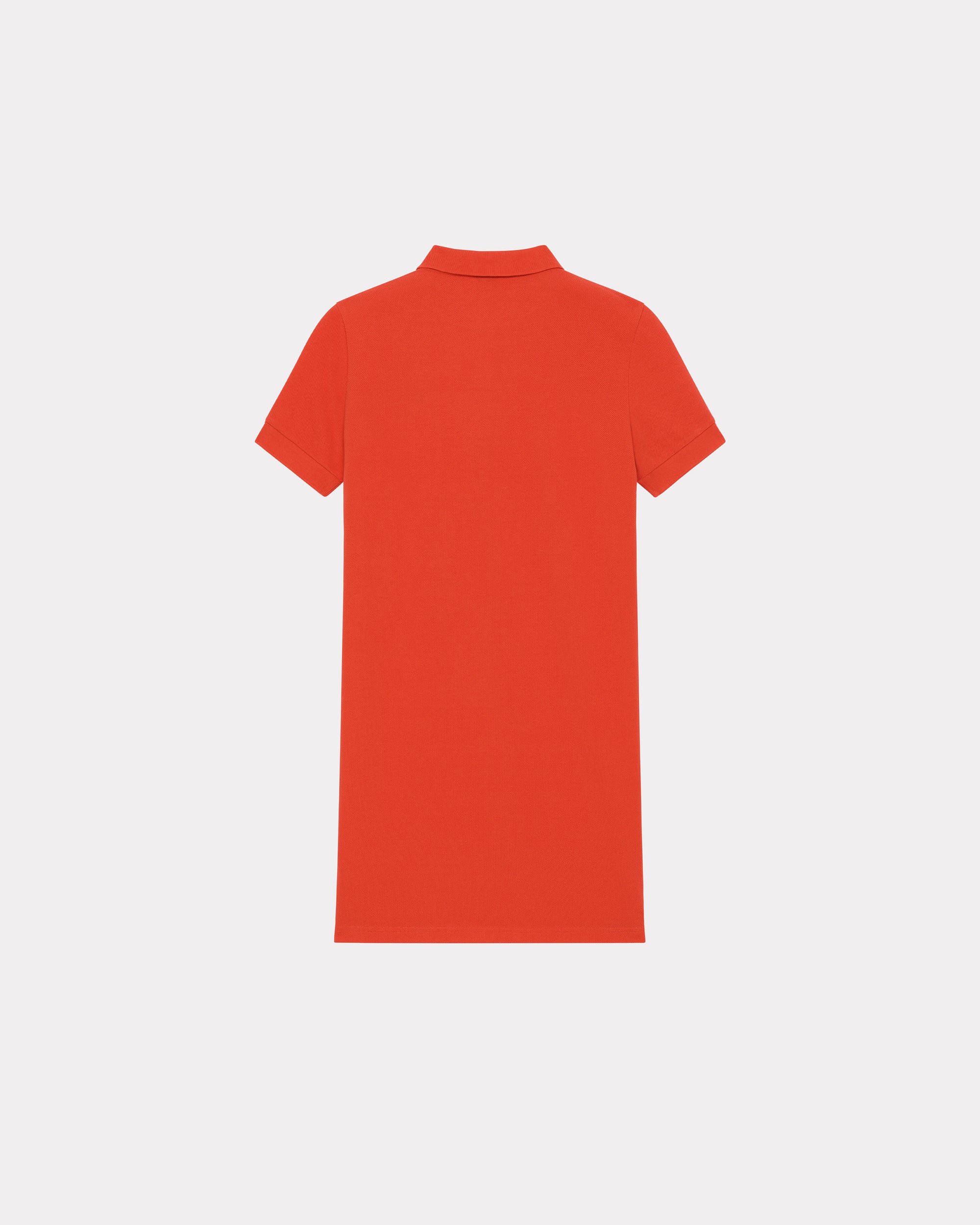 Robe polo brodée  "Boke Flower" - Medium Red