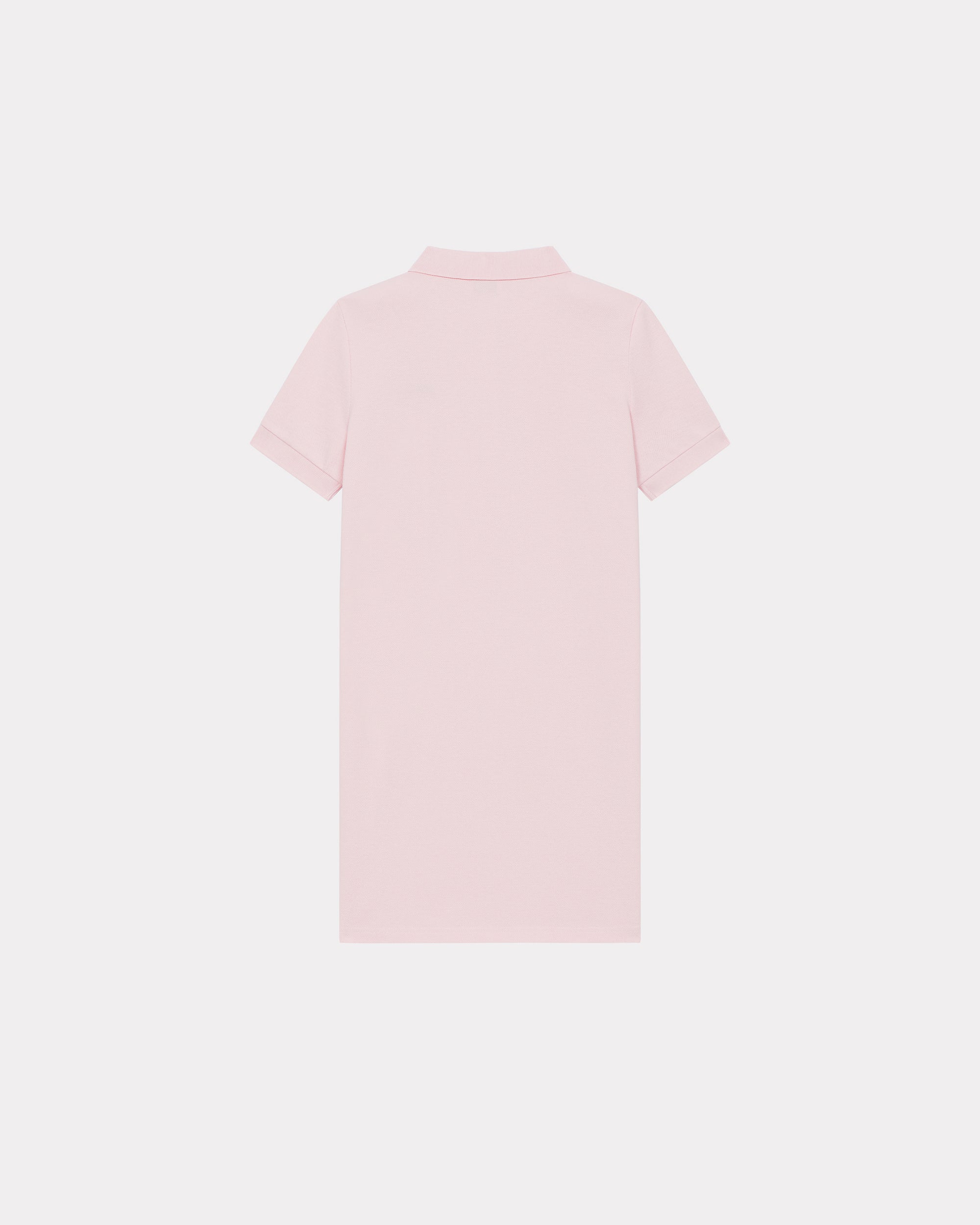 Robe polo brodée  "Boke Flower" - Faded Pink
