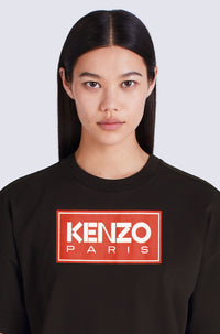 Robe t-shirt "Kenzo Paris" - Black