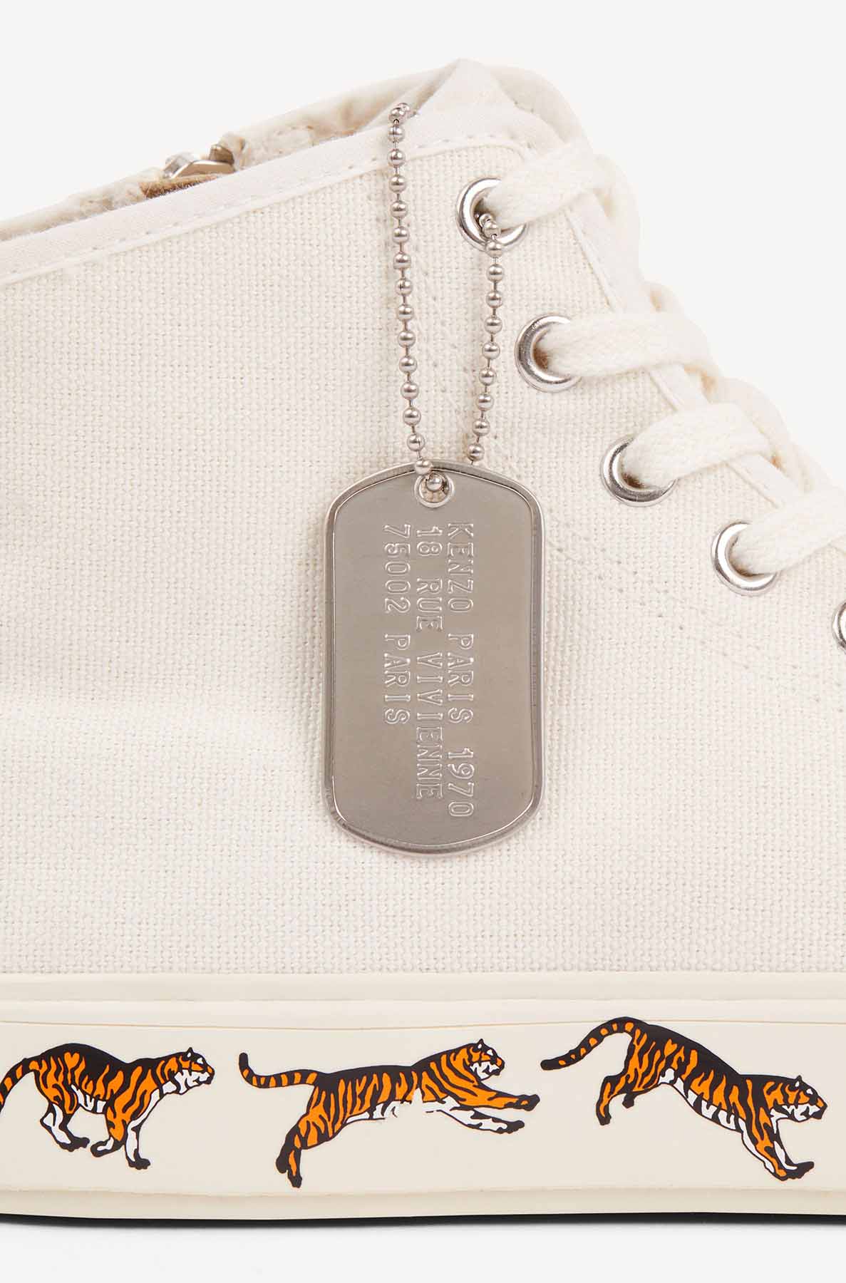 Baskets montantes Kenzo School - Off White