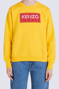 Sweatshirt Kenzo Paris brodé - Golden Yellow