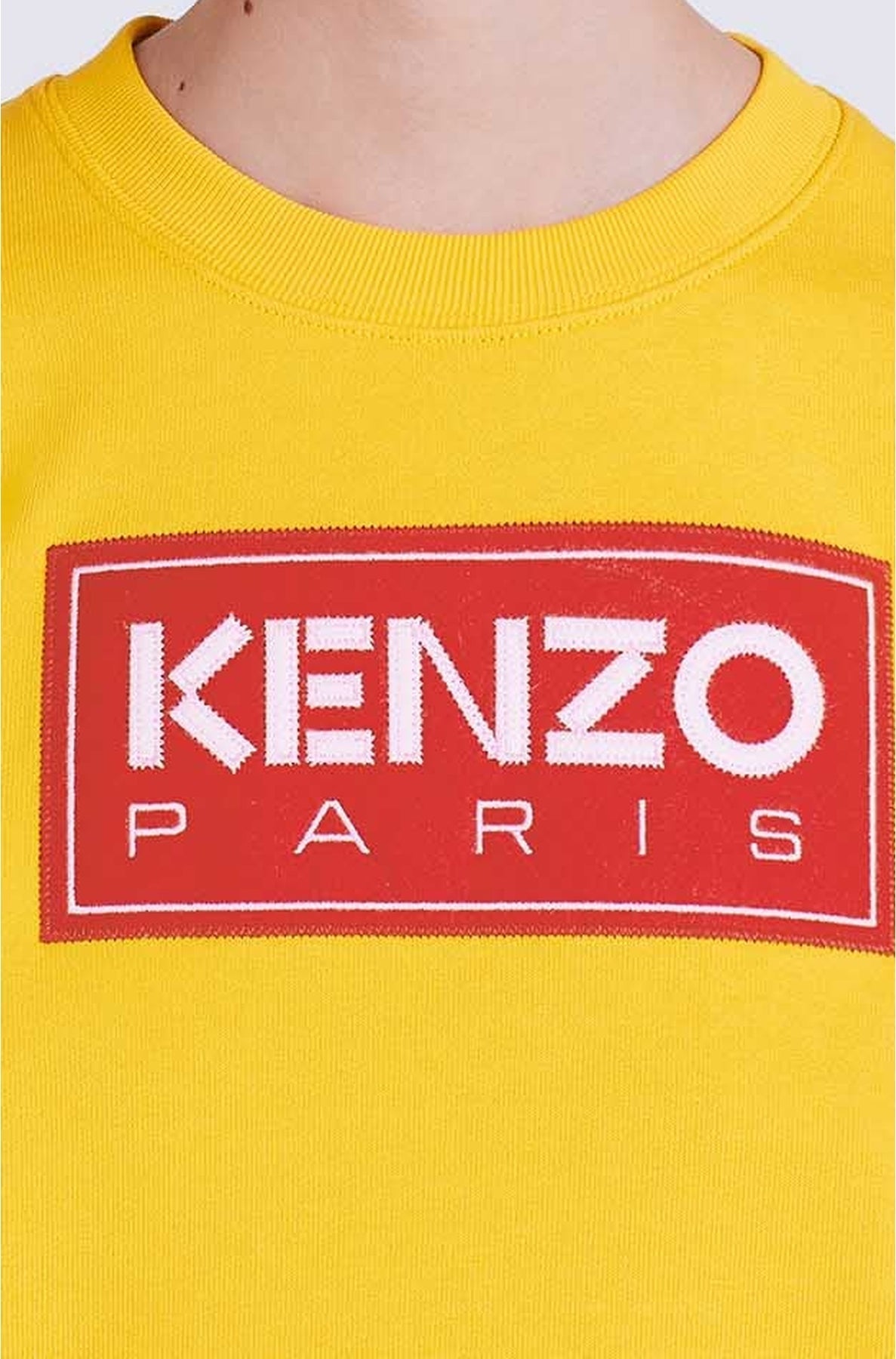 Sweatshirt Kenzo Paris brodé - Golden Yellow