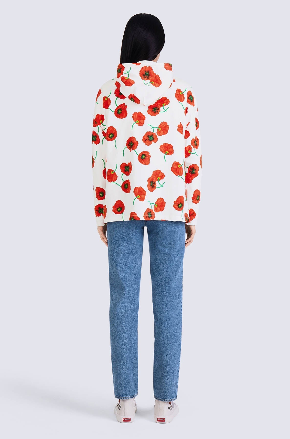 Kenzo Poppy Hoodie - White