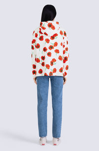 Printed Hoodie Top